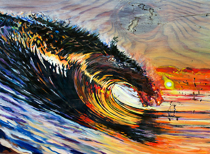 Surf art by Phil Goodrich