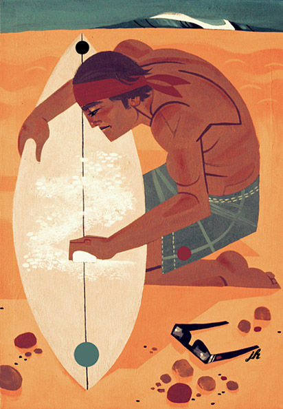 Surf Art by Josh Hoye