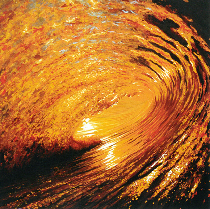 Sunset barrel by Chris Neilson
